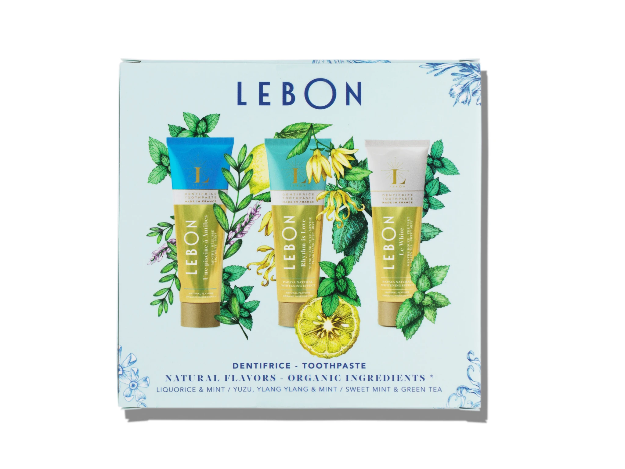 Dentifrice Lebon Blue Mood | 3 Saveurs Originales 100% Naturel