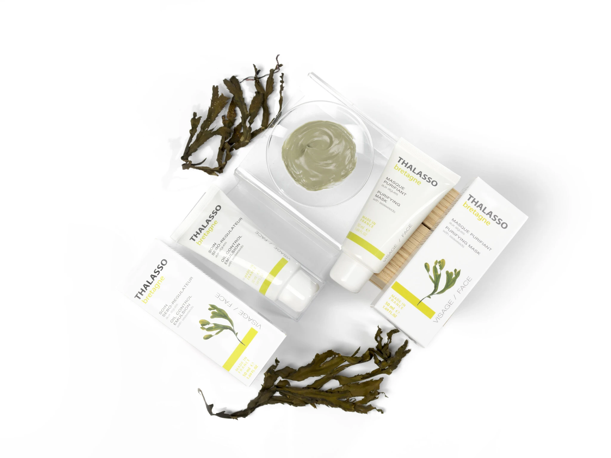 Masque Purifiant Visage Argile & Algues | Thalasso Bretagne